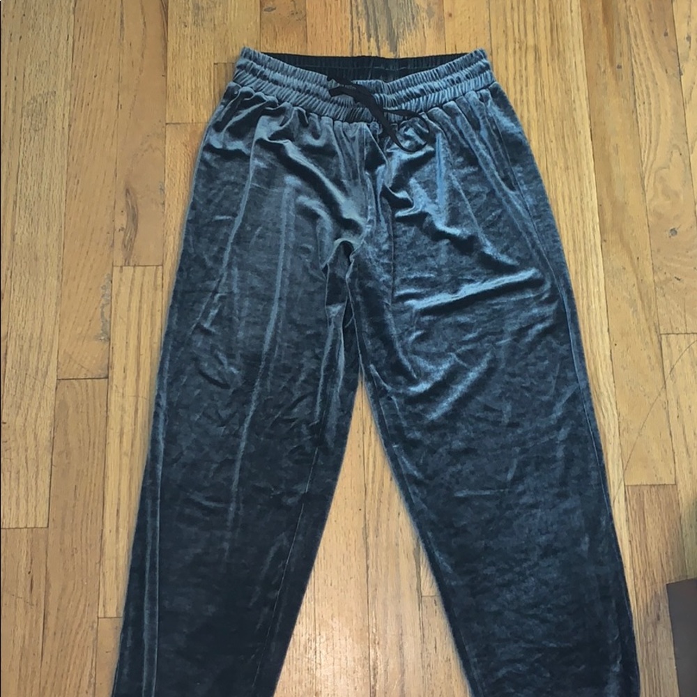 American eagle suede joggers